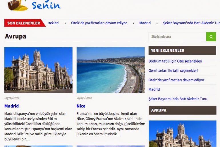 Yurtdışı Tatili için Tavsiyeler Hayatsenin.com’da